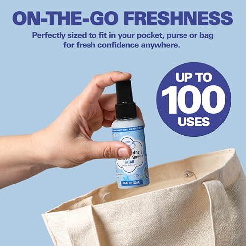 Air Jungles Toilet Spray, Ocean Scent Odor Eliminator, 2 fl oz (2 Pack)