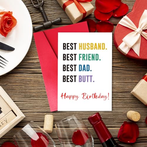 Funny Birthday Card for Husband | Hilarious Love Greeting