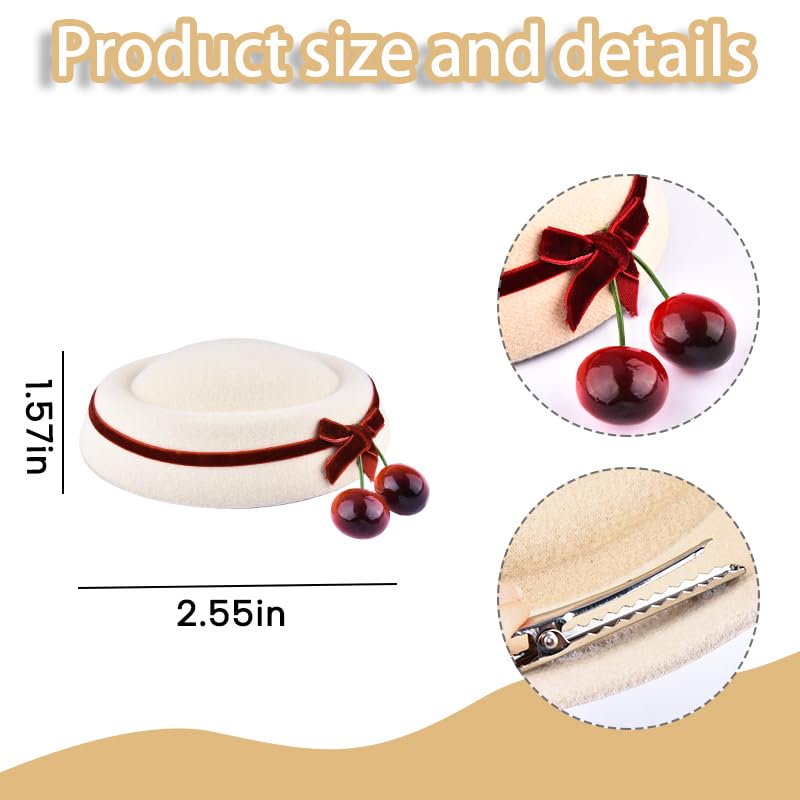 Decorative Mini Hat Hair Clip Christmas & Tea Party Hair Barrette