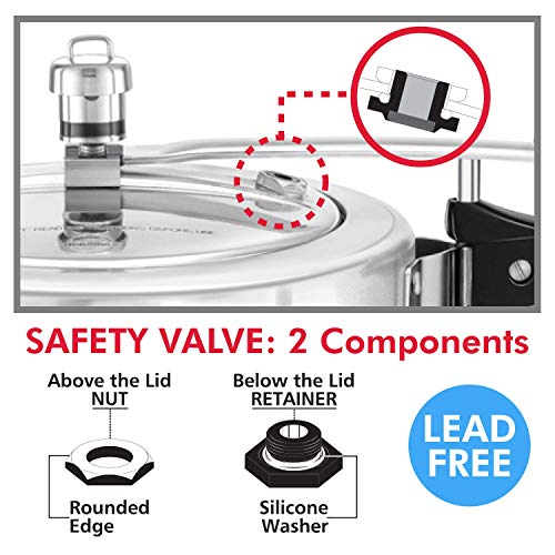Hawkins Aluminium Safety Valve for 1.5L to 14L Pressure Cookers