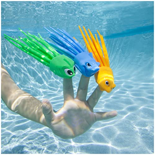 SquiDivers Diving Toys - 3 Pack | Fun Pool Toys for Kids 5+
