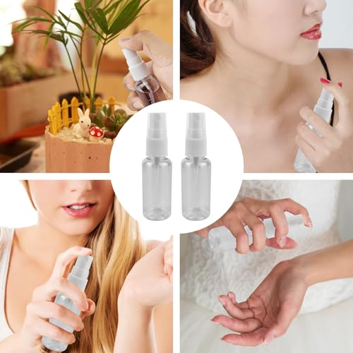 3 Pcs Travel Spray Bottles, 1oz Mini Empty Fine Mist Bottles for Toiletries
