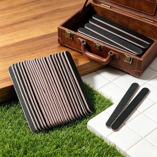 ZHIYE 24PCS Professional Double-Sided Nail Files & Emery Boards