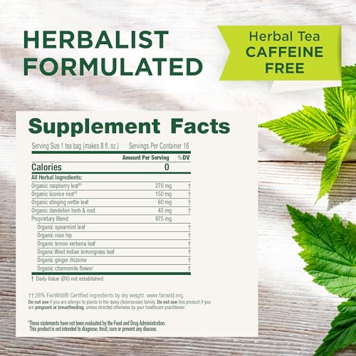 Traditional Medicinals Organic Healthy Cycle Tea, 16 Bags (Pack of 2)