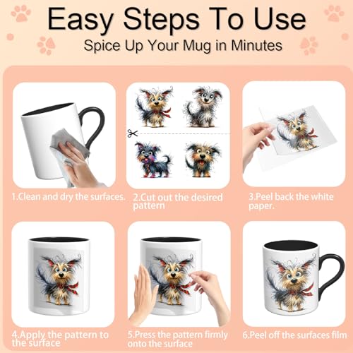 24PCS UV DTF Stickers for Mugs - Easy DIY Craft Transfers