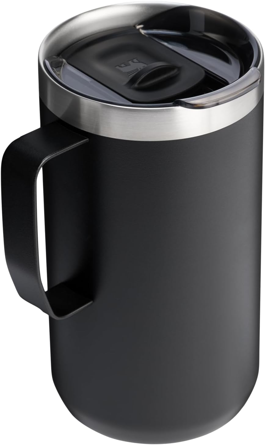 STANLEY Everyday Camp Mug - Insulated Stainless Steel | Drink Through Lid for Coffee & Tea