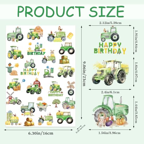 Tractor Temporary Tattoos for Kids - 200+ Farm Party Favors