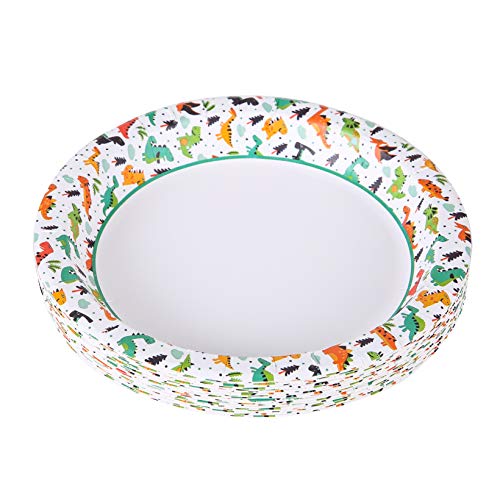 Glad for Kids Dinosaur Disposable Paper Plates, 8.5 Inch, 60 Count