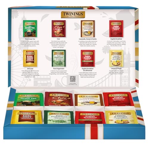 Twinings Classic Tea Collection Gift Box - 48 Individually Wrapped Tea Bags