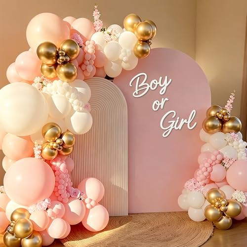 Premium Felt Boy or Girl Sign for Gender Reveal Party Decor