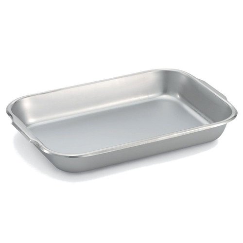 Vollrath 61250 Stainless Steel Bake and Roast Pan, 4-3/4 Qt, Durable Heavy-Duty Construction, Natural Finish for Even Heating, Easy to Clean, Made in USA