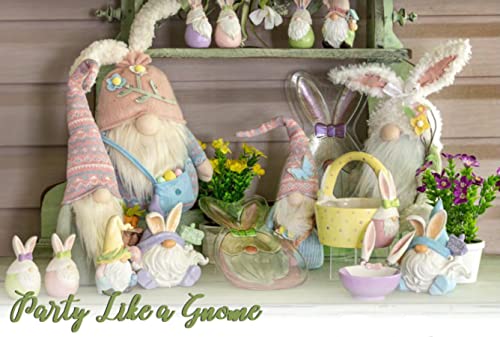 IHR Bunny Gnome Paper Party Napkins 3-Ply 6.5" x 6.5" 20-Count