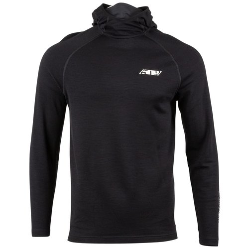 509 FZN Merino Hooded Shirt (Black - X-Large)