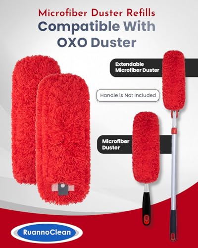 Microfiber Duster Refills for OXO Good Grips | Washable 2-Pack