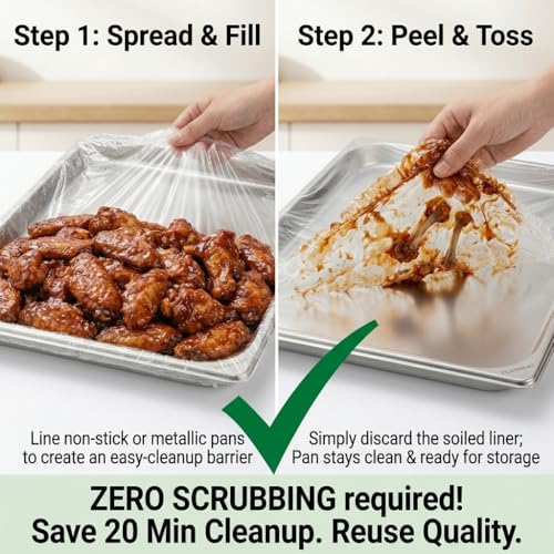 30Pcs Extra Large Elastic Food Covers for Sheet Pans - BPA-Free