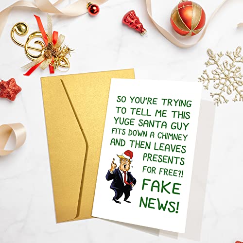 Funny Donald Trump Christmas Card - Humorous Holiday Greeting