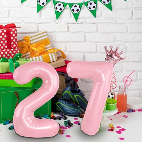 Rose Gold Crown 19 Balloon Set for 19th Birthday & Celebrations