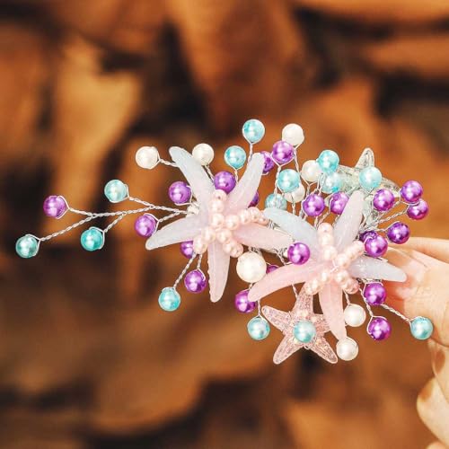 Campsis Starfish Pearl Wedding Hair Clip & Bridal Barrette