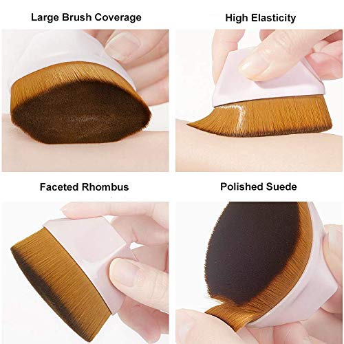 Professional Kabuki Foundation Makeup Brush with Protective Case
