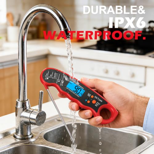 Instant Read Meat Thermometer - Accurate Kitchen Food & Candy Thermometer