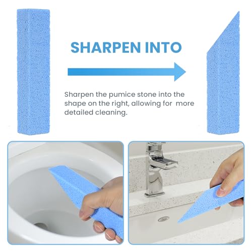 14 Pack Pumice Stones for Effective Toilet & Surface Cleaning