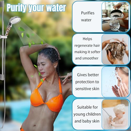 200g Shower Head Beads Refills - Ionic Water Softener for Skin & Hair