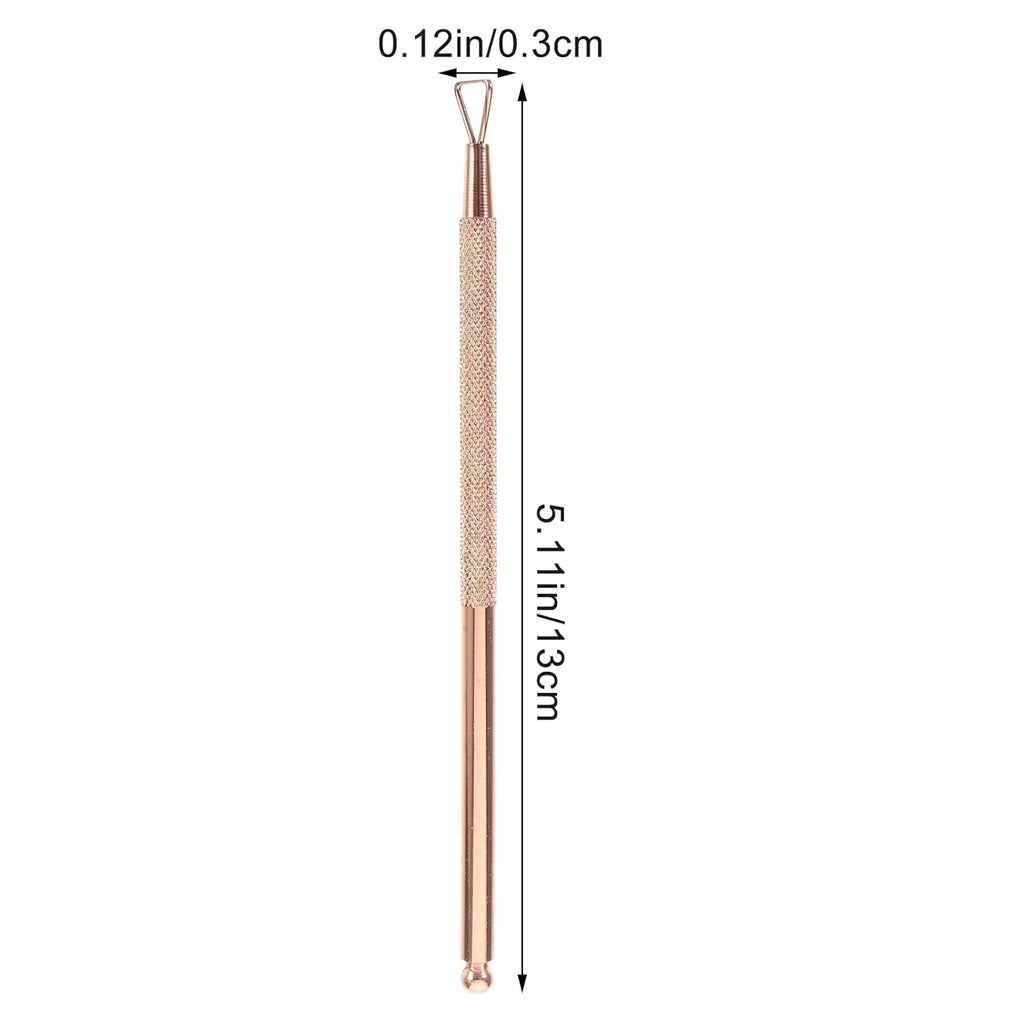 Uonlytech Stainless Steel Triangle Cuticle Pusher - Gel Polish Remover Tool for Manicure & Pedicure