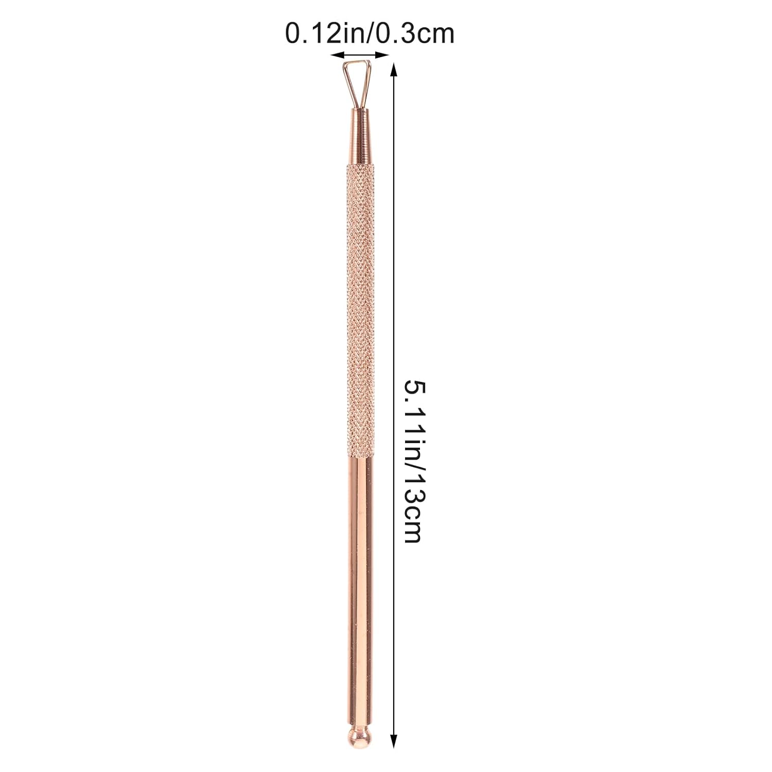 Uonlytech Stainless Steel Triangle Cuticle Pusher - Gel Polish Remover Tool for Manicure & Pedicure