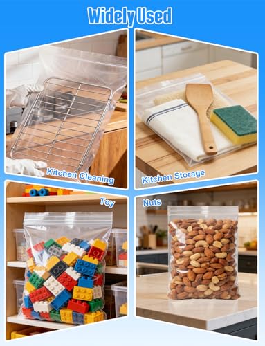 4-Pack Heavy Duty No Scrub Oven Rack Cleaner Bags