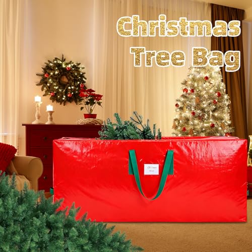 KRYSTY Christmas Tree Storage Bag for 7.5 Ft Trees - Waterproof & Durable