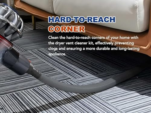 Sealegend Dryer Vent Cleaner Kit for Dyson Cordless Vacuums - Gray