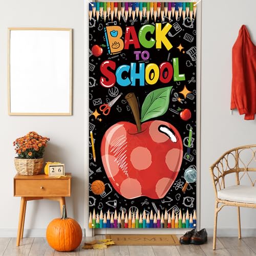 Back to School Door Cover - 1st Day of School Decoration