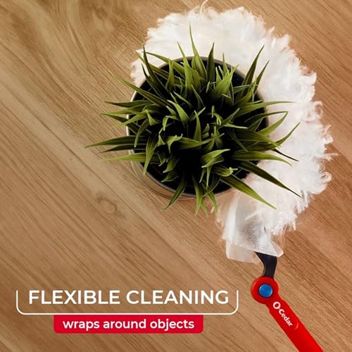 O-Cedar Heavy Duty Dusting Kit with 15 Refills & Extendable Handle — Traps 3X More Dust