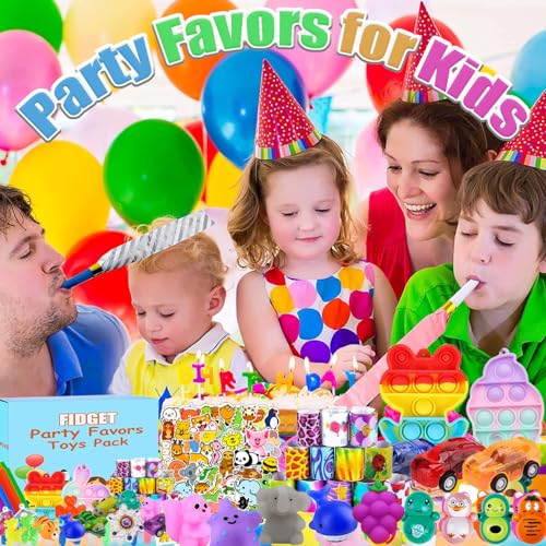 Korilave 132-Piece Kids Party Favors Assortment for Classroom Prizes