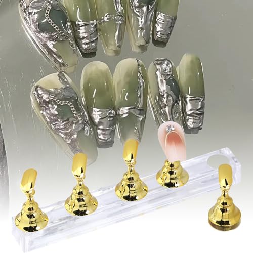 EUBUY Magnetic Nail Art Tip Holder & Display Stand Set for Salon and DIY