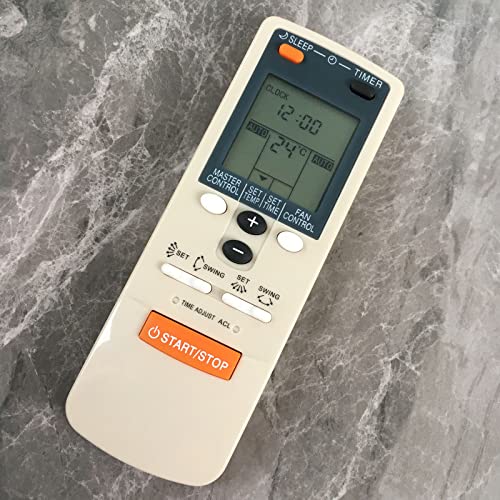 Fujitsu Air Conditioner Remote Control Replacement - Models AR-DL10, AR-DL12, ASU18C1, ASU30C1 & More