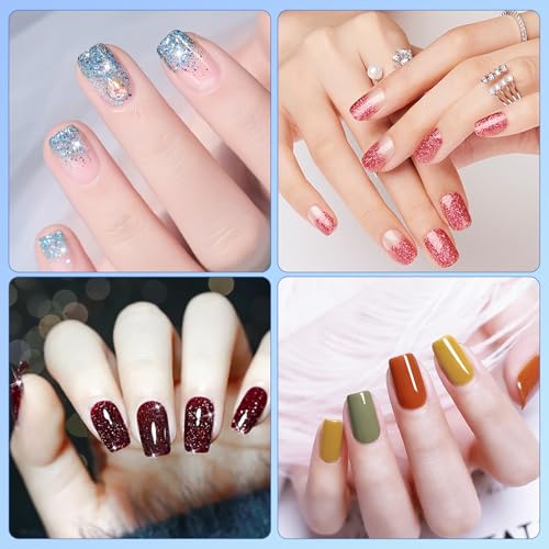 GASRONS Soft Nail Sponges 150PCS with Grabbing Pen and Brush for Ombre