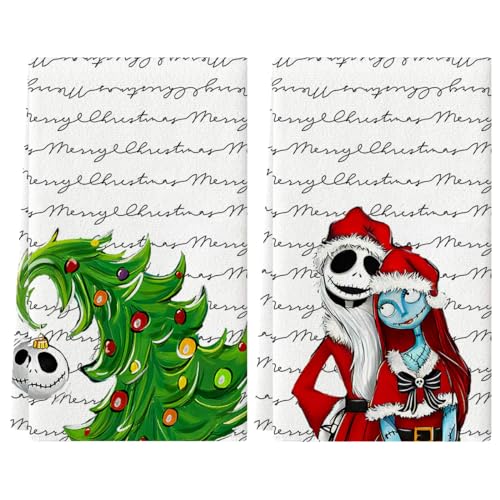 Christmas Kitchen Towels 18x26 Inch Holiday Dish Towels Home Decor Gift Set