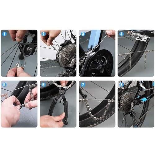 1/8" 20 Inch Single Speed Bike Chain 86 Links Rust-Resistant for Cruiser, City Bike, BMX, Single Speed Bicycle Replacement