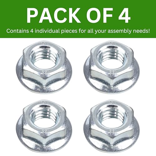 IKEA HEMNES Bed Frame Replacement Nuts (Pack of 4) - Part #104875