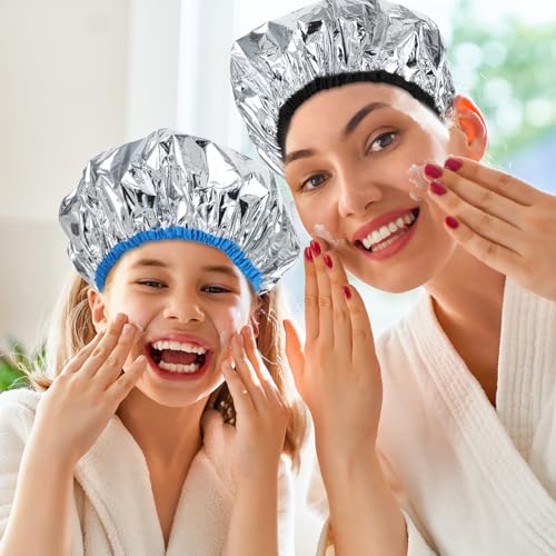 Yolev 2 Pcs Reusable Deep Conditioning Heat Cap for Hair Treatment