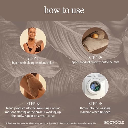 EcoTools Full-Body Tanning Mitt for Streak-Free Self Tanner Application