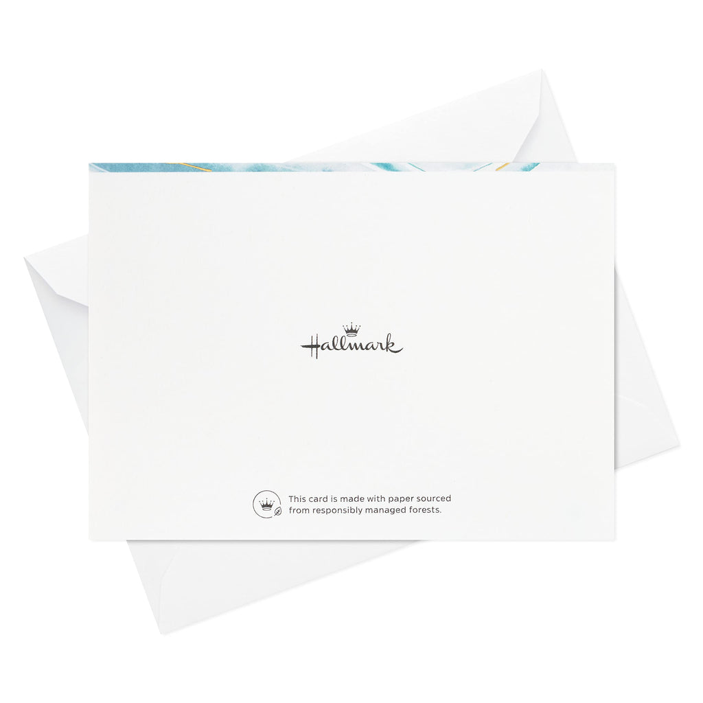 Hallmark Funeral Thank You Cards, Watercolor Agate (20 Thank You for Your Sympathy Cards with Envelopes)