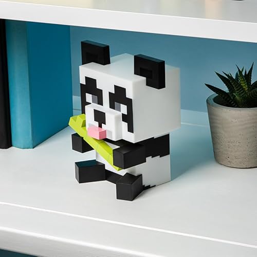 Paladone Minecraft Panda Light - Cute Portable Night Light & Room Decor for Kids - Officially Licensed Minecraft Gift