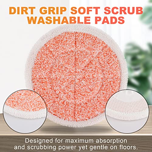 4 Pack Steam Mop Replacement Pads for Shak S7000 Series