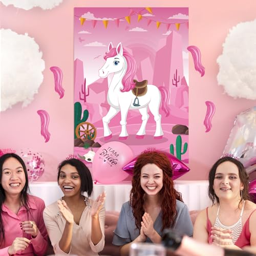 Pin The Tail On The Horse Game - Western Party Decoration