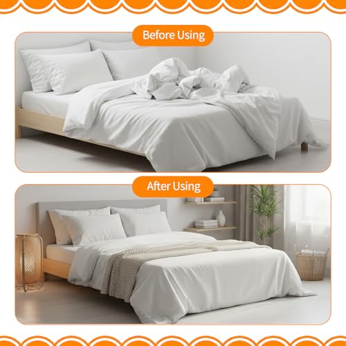 Adjustable Couch Cushion Cover Straps with Clips - Set of 4