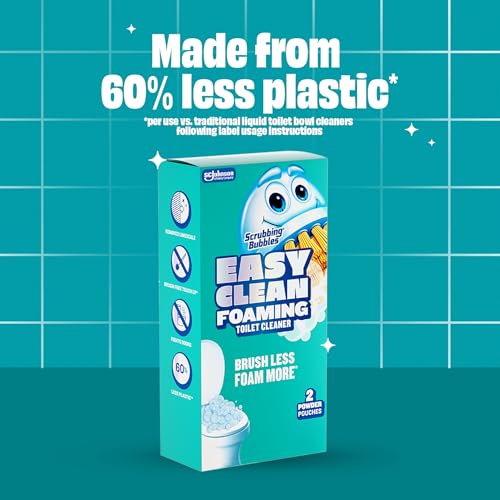 Scrubbing Bubbles Foaming Toilet Bowl Cleaner - 12 Pack Easy Clean Pouches
