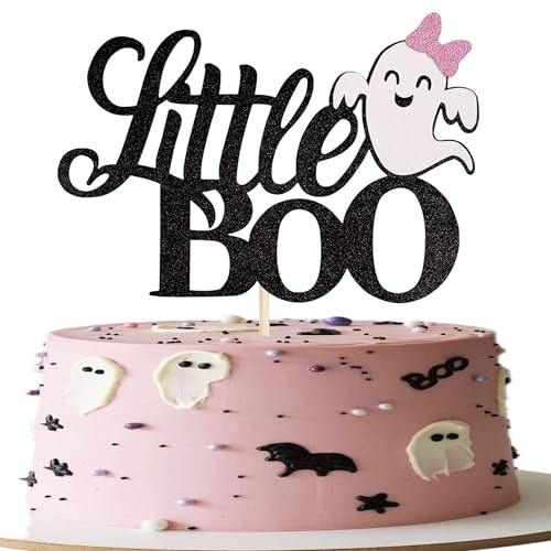Halloween Ghost Cake Topper - Happy Boo Day Decoration