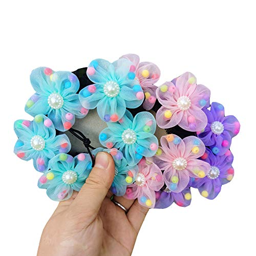 GSHLLO 3 PCS Girls Ballet Bun Covers Dance Hair Nets Snoods